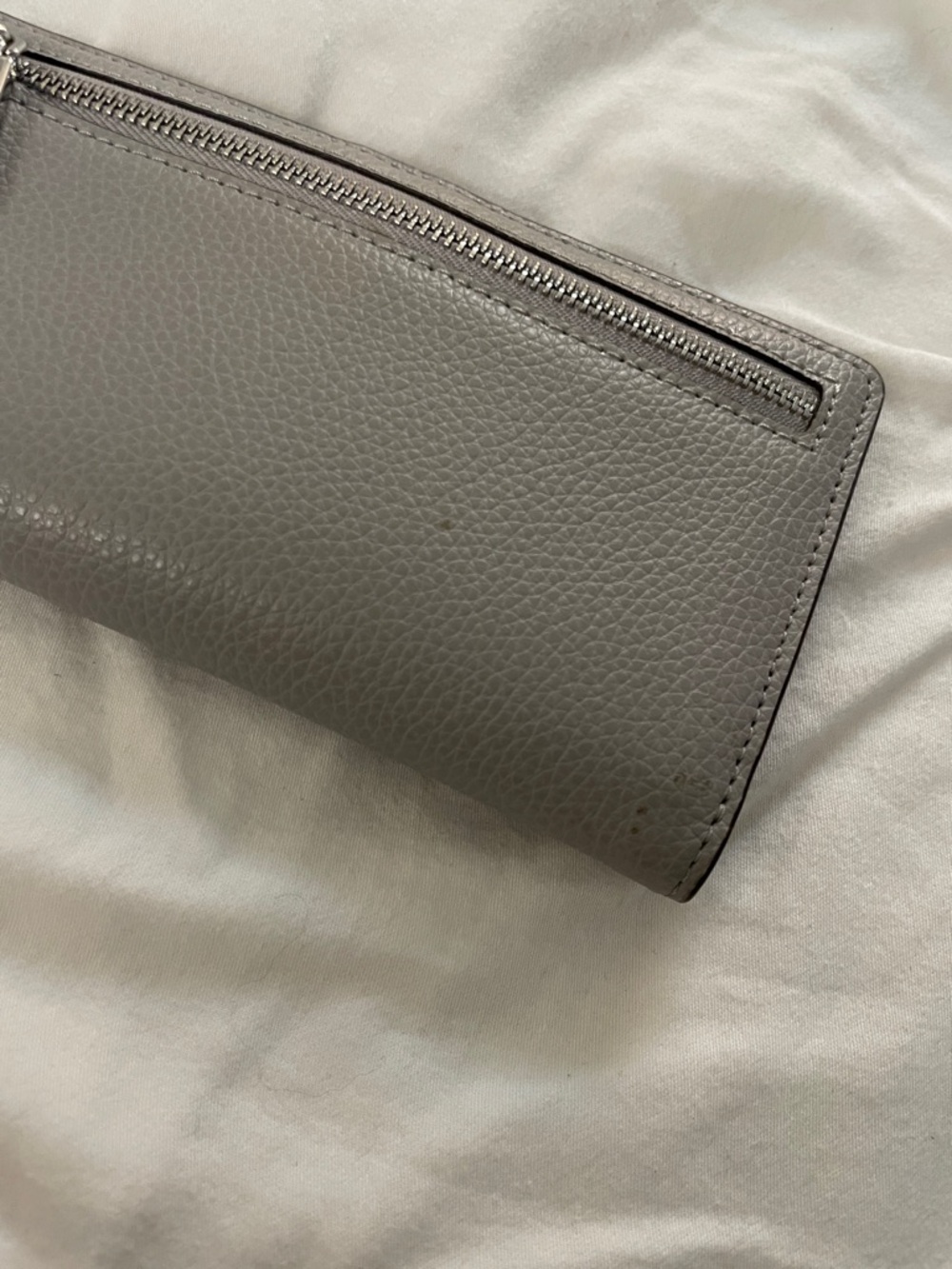 kate spade Grey Pebbled Leather Wallet - Picture 7 of 9